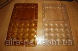 Упаковка для перепелиных яиц прозрачная