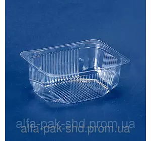 Пластиковая упаковка для салатов и полуфабрикатов