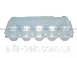 Лоток пластиковый прозрачный для 10 яиц Лоток пластиковый прозрачный для 10 яиц