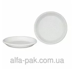 Пластиковая тарелка столовая 205 мм