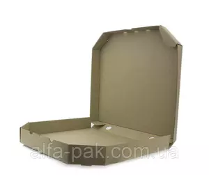 Коробка для пиццы бурая 420*420*45 Коробка для пиццы бурая 420*420*45