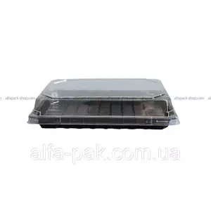 Упаковка для суши 332 (черная) Упаковка для суши 332 (черная)